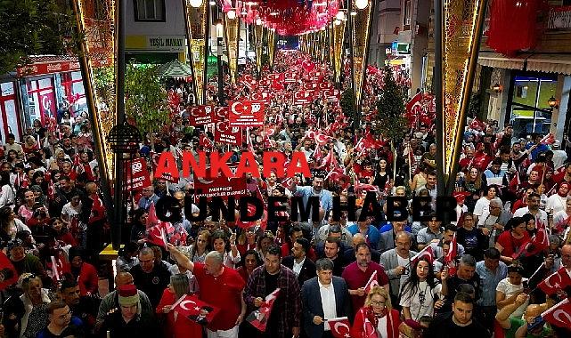 Menemen’de cumhuriyet kutlamaları fark yarattı
