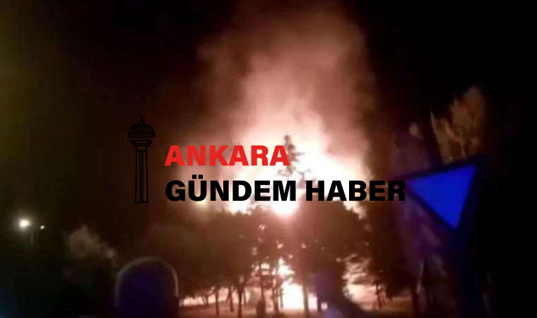 Son Dakika: Ankara’da Elmadağ İlçesinde Patlama Meydana Geldi! Alevler Geceyi Aydınlattı!