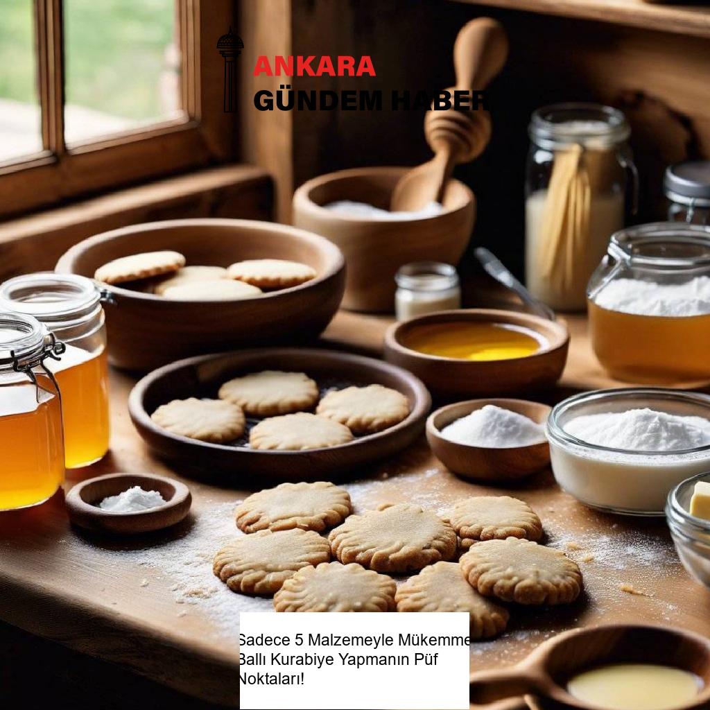 Sadece 5 Malzemeyle Mükemmel Ballı Kurabiye Yapmanın Püf Noktaları!