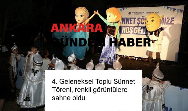 4. Geleneksel Toplu Sünnet Töreni, renkli görüntülere sahne oldu