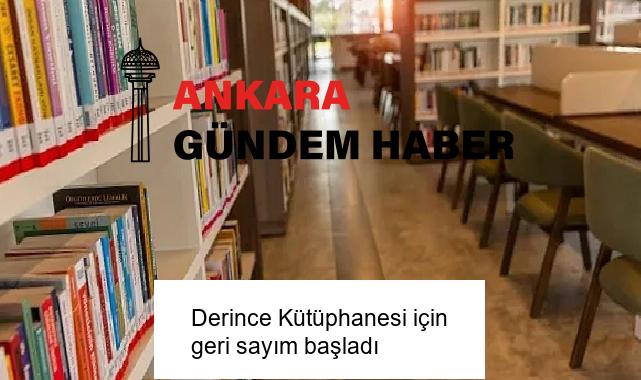 Derince Kütüphanesi için geri sayım başladı