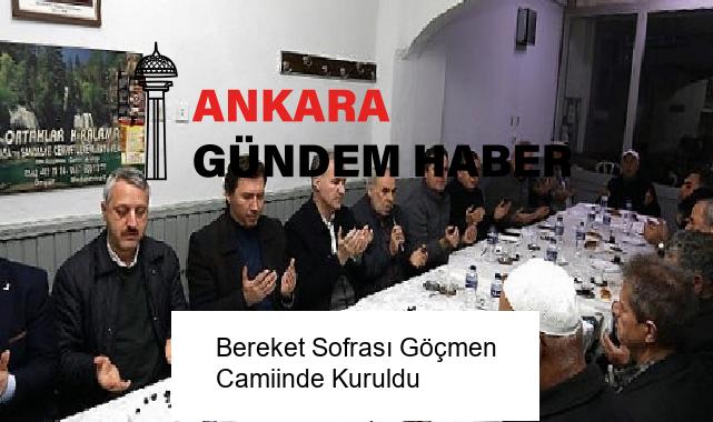 Bereket Sofrası Göçmen Camiinde Kuruldu