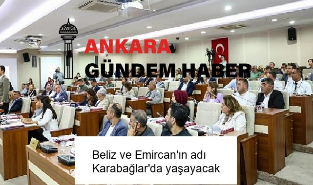 Beliz ve Emircan’ın adı Karabağlar’da yaşayacak