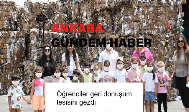 Öğrenciler geri dönüşüm tesisini gezdi