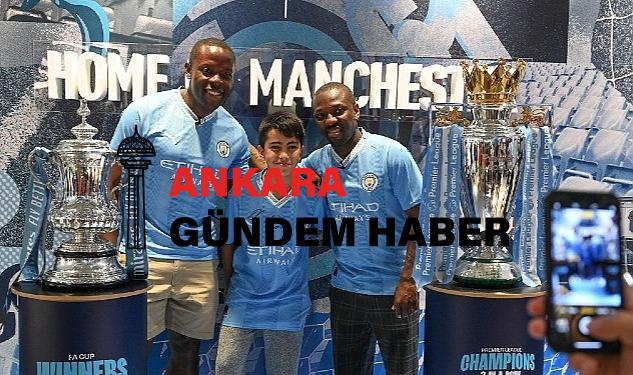 Manchester City’nin bu dönem kazandığı kupalar PUMA konut sahipliğinde İstanbul’da sergilendi