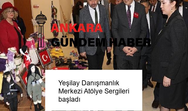 Yeşilay Danışmanlık Merkezi Atölye Sergileri başladı
