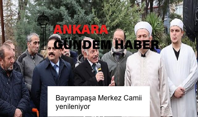Bayrampaşa Merkez Camii yenileniyor