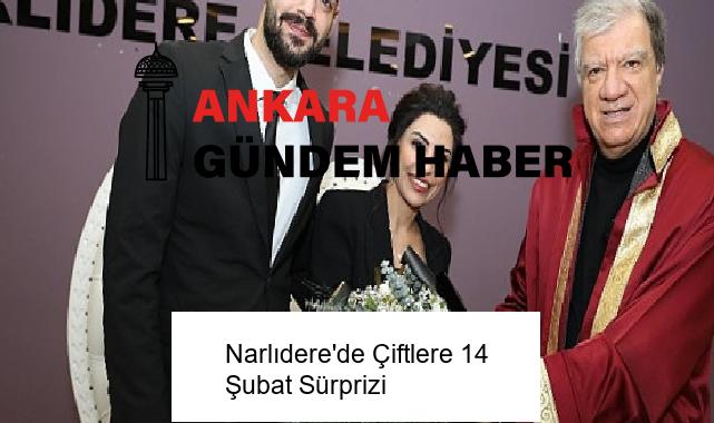 Narlıdere’de Çiftlere 14 Şubat Sürprizi
