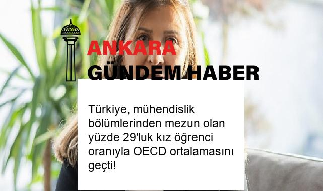 Türkiye, mühendislik bölümlerinden mezun olan yüzde 29’luk kız öğrenci oranıyla OECD ortalamasını geçti!