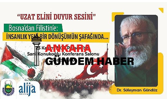 Dr. Süleyman Gündüz Filistin Ve Kudüs’ü İnegöl’de Anlatacak