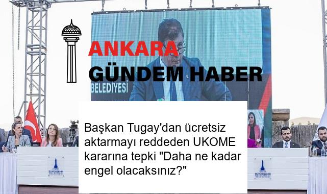 Başkan Tugay’dan ücretsiz aktarmayı reddeden UKOME kararına tepki “Daha ne kadar engel olacaksınız?”
