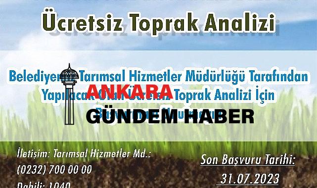 Menderes’te Ücretsiz Toprak Analizi