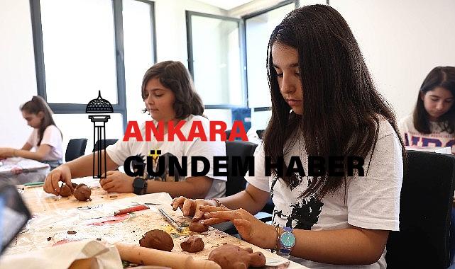 Çankaya’da çocuklar tatili verimli geçiriyor
