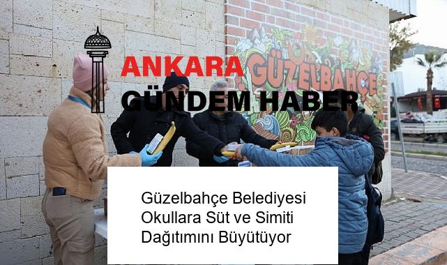Güzelbahçe Belediyesi Okullara Süt ve Simiti Dağıtımını Büyütüyor