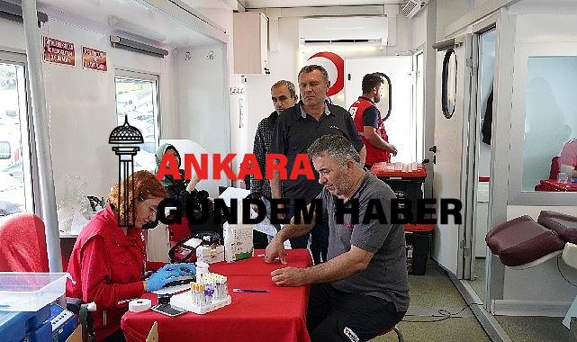 Beylikdüzü’nde kan bağışı noktası kuruldu