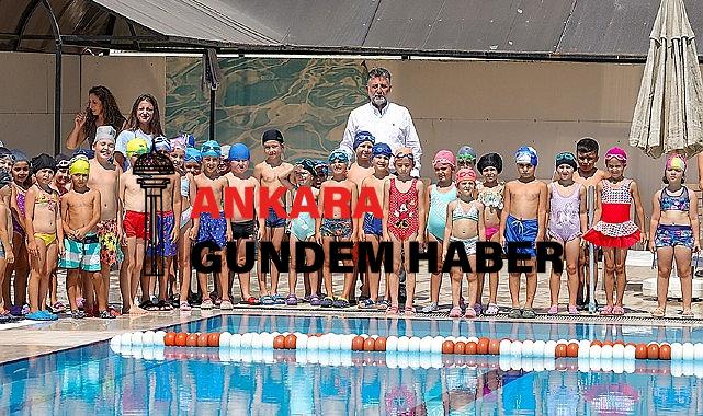 Başkan Sandal istedi: İlk defa havuzla tanıştılar