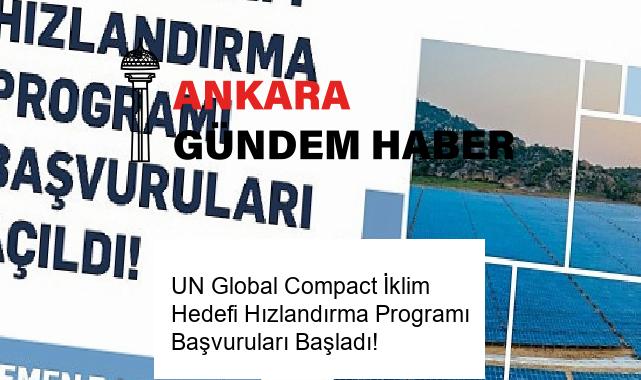 UN Global Compact İklim Hedefi Hızlandırma Programı Başvuruları Başladı!