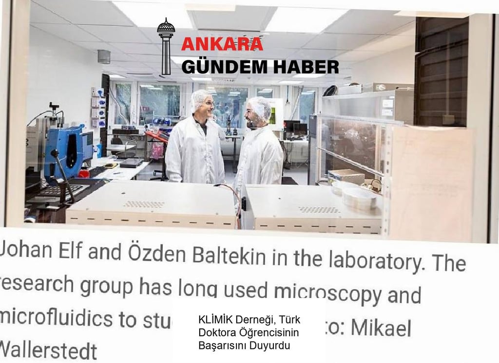 KLİMİK Derneği, Türk Doktora Öğrencisinin Başarısını Duyurdu