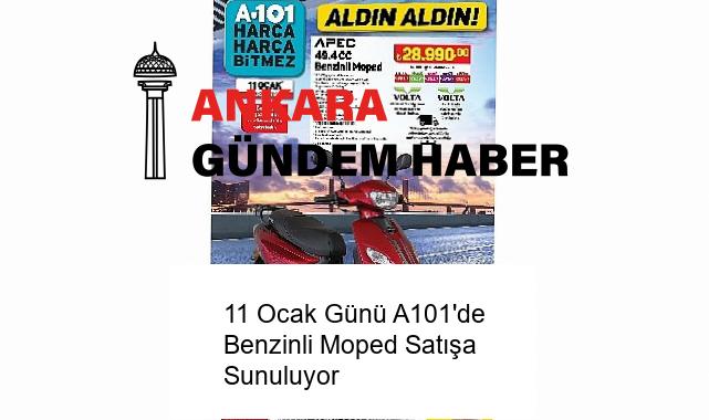 11 Ocak Günü A101’de Benzinli Moped Satışa Sunuluyor