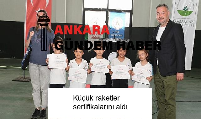 Küçük raketler sertifikalarını aldı