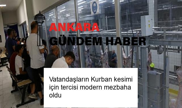 Vatandaşların Kurban kesimi için tercisi modern mezbaha oldu