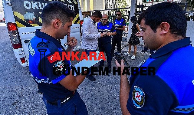 İzmir Büyükşehir Belediyesi’nden okul servislerine denetim