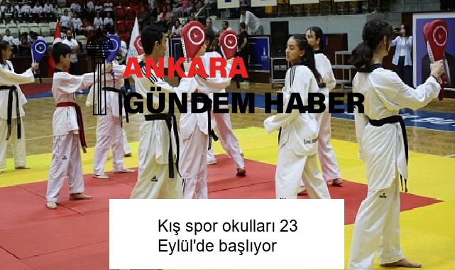 Kış spor okulları 23 Eylül’de başlıyor