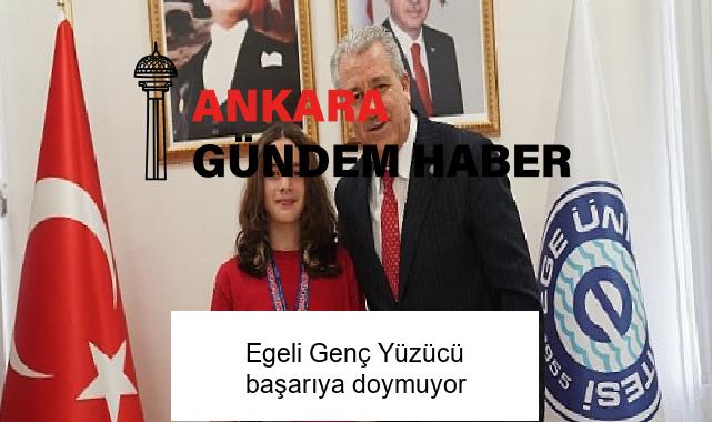 Egeli Genç Yüzücü başarıya doymuyor