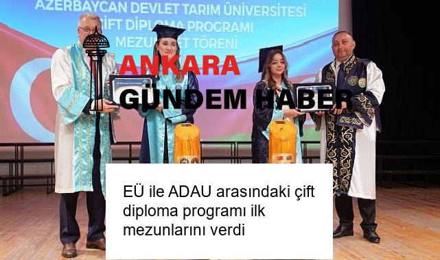 EÜ ile ADAU arasındaki çift diploma programı ilk mezunlarını verdi