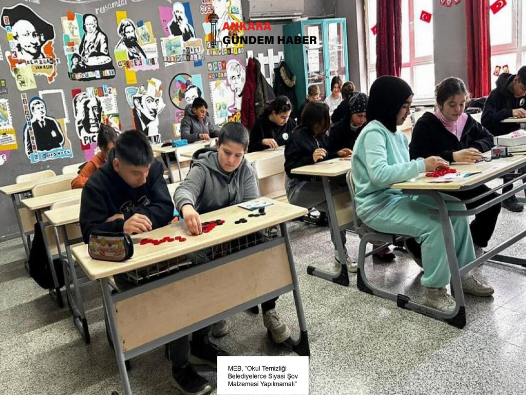 MEB, “Okul Temizliği Belediyelerce Siyasi Şov Malzemesi Yapılmamalı”