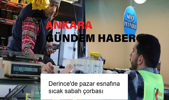 Derince’de pazar esnafına sıcak sabah çorbası