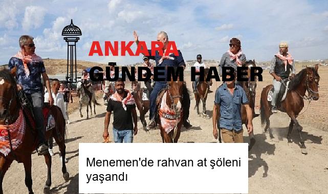 Menemen’de rahvan at şöleni yaşandı