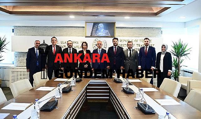 Ulaştırma ve Altyapı Bakanı Abdulkadir Uraloğlu’na “Hayırlı Olsun” ziyareti