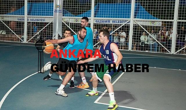Gaziemir Streetball Turnuvası nefes kesti