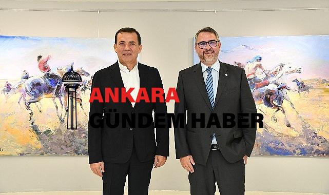 Başkan Özyiğit, Alman mevkidaşı Marc Weigel’ı ağırladı