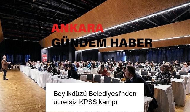 Beylikdüzü Belediyesi’nden ücretsiz KPSS kampı