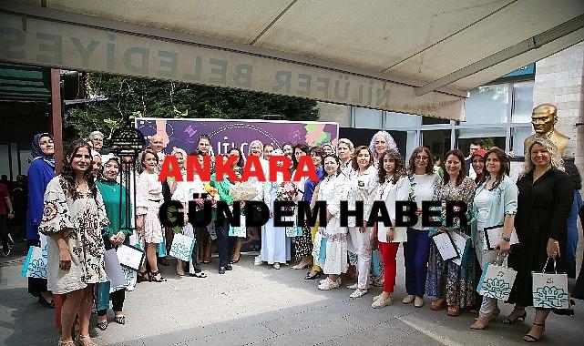 Nilsem kursiyerlerinin yapıtları göz kamaştırdı