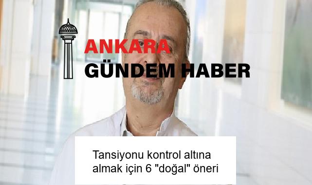 Tansiyonu kontrol altına almak için 6 “doğal” öneri
