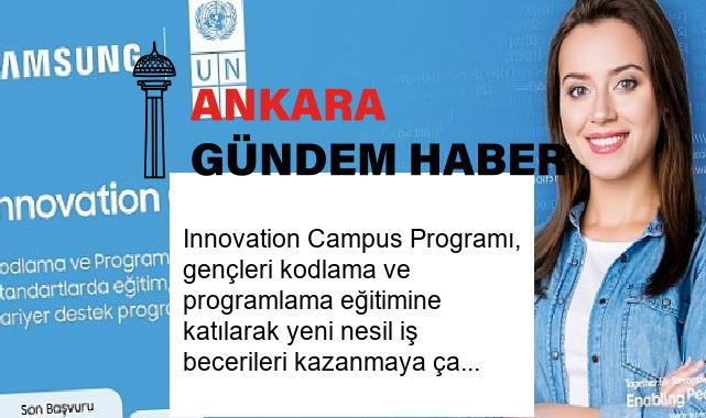 Innovation Campus Programı, gençleri kodlama ve programlama eğitimine katılarak yeni nesil iş becerileri kazanmaya çağırıyor