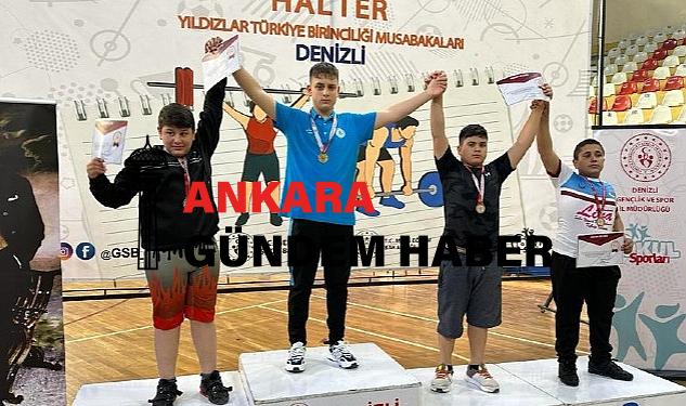 Nevşehir Belediyesi gençlik ve Spor Kulübü haltercileri şampiyonaya damga vurdu