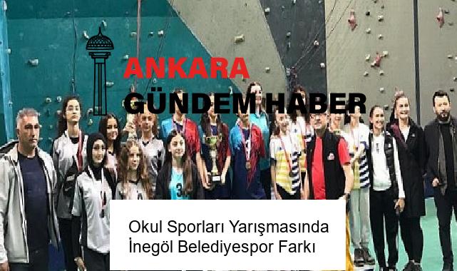 Okul Sporları Yarışmasında İnegöl Belediyespor Farkı