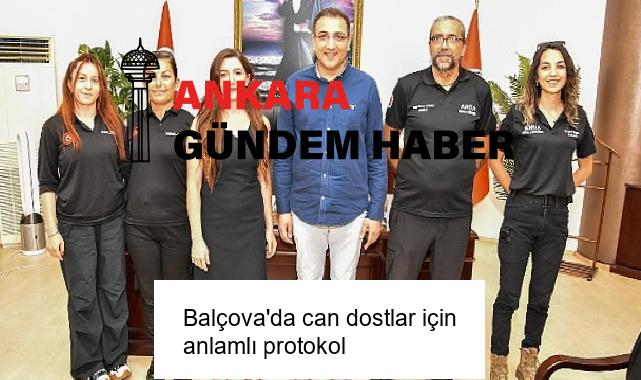 Balçova’da can dostlar için anlamlı protokol