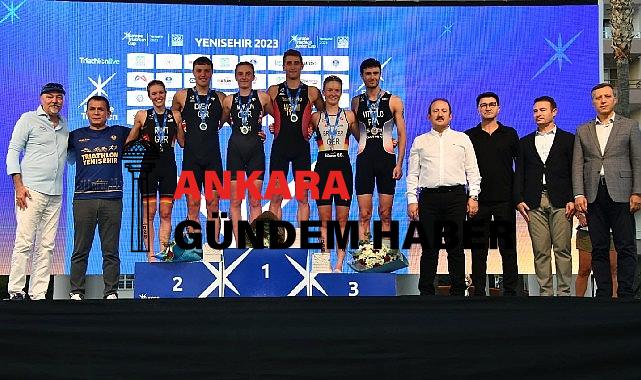 25 ülkeden 280 sporcu Yenişehir Avrupa Triatlon Kupası’nda mücadele etti