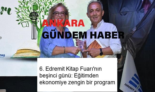 6. Edremit Kitap Fuarı’nın beşinci günü: Eğitimden ekonomiye zengin bir program