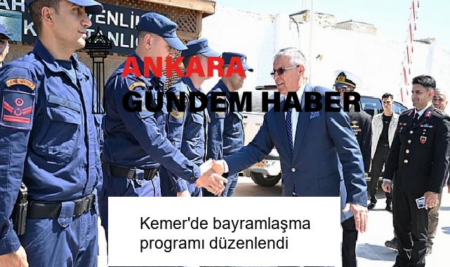 Kemer’de bayramlaşma programı düzenlendi