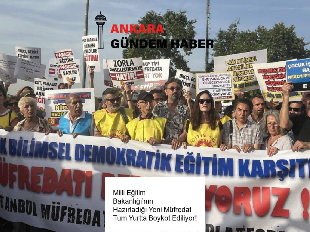 Milli Eğitim Bakanlığı’nın Hazırladığı Yeni Müfredat Tüm Yurtta Boykot Ediliyor!