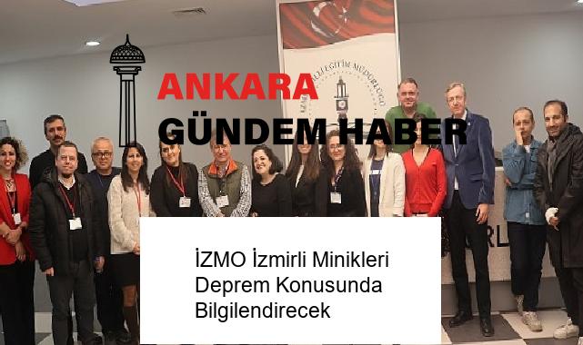 İZMO İzmirli Minikleri Deprem Konusunda Bilgilendirecek