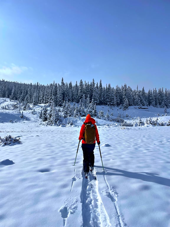First ski of the season at Brainard Lake