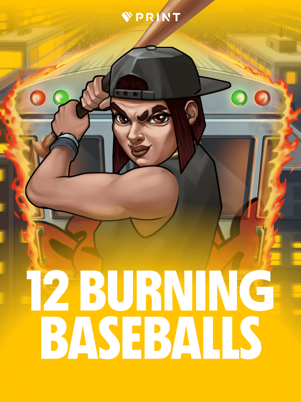12 Burning Baseballs