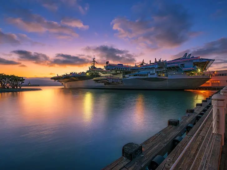 Downtown, San Diego - USS Midway Museum